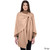 LLS105-906 Beige Color Lightweight Lambswool Draped Shawl ShamrockGift.com