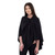 LLS105-916 Black Lightweight Lambswool Draped Shawl ShamrockGift.com