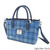 GA-LB1228-COL129-LIGHT BLUE CHECK Harris Tweed Tartan Brora Bag ShamrockGift.com
