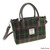 GA-LB1228-COL107-Dark Green Harris Tweed Tartan Brora Bag Shamrockgift.com