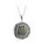 S46133 Connemara Marble Round Irish Necklace shamrockgift.com