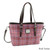 GA-LB1028-COL103-PINK TARTAN Ladies Harris Tweed Tartan Plaid Handbag ShamrockGift.com