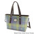 GA-LB1028-COL112-MUTED LILAC LIME GREEN TARTAN Ladies Harris Tweed Tartan Plaid Handbag ShamrockGift.com