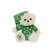 PP-2010 Irish Soft Toy White Teddy Bear Model Shamrockgift.com