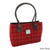 GA-LB1003-COL102-RED CHECK Glen Appin Classic Harris Tweed Handbag ShamrockGift.com