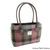 GA-LB1003-COL137-MUTED GREEN PURPLE TARTAN Glen Appin Classic Harris Tweed Handbag ShamrockGift.com