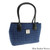 GA-LB1003-COL097-BLUE BASKET WEAVE Glen Appin Classic Harris Tweed Handbag ShamrockGift.com