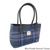 GA-LB1003-COL143-BLUE PURPLE STEWART TARTAN Glen Appin Classic Harris Tweed Handbag ShamrockGift.com