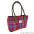 GA-LB1003-COL142-ORANGE PURPLE TARTAN Glen Appin Classic Harris Tweed Handbag ShamrockGift.com