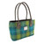 GA-LB1003-COL114 Sea-Blue-Green-Tartan Glen Appin Classic Harris Tweed Handbag ShamrockGift.com