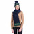 SAOL Three Shamrocks Merino Wool Knit Scarf for Women ML200 Navy ShamrockGift.com