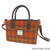 GA-LB1228-COL108-DEEP ORANGE CHECK Harris Tweed Tartan Brora Tote Bag ShamrockGift.com