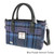 GA-LB1228-COL143-BLUE PURPLE STEWART TARTAN Harris Tweed Tartan Brora Tote Bag ShamrockGift.com