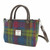 GA-LB1228-COL046-Multicolour Herringbone Harris Tweed Tartan Brora Tote Bag ShamrockGift.com