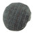 GA-GH0495-GRYCHK Grey Check Harris Tweed Irish Traditional Flat Cap Shamrockgift.com