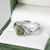 Trinity Knot Connemara Marble Irish Ring With Box Shamrockgift.com