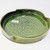 Irish Handthrown Pottery Green Serving Dish CAP-0016 Shamrockgift.com