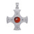 GS-TPGD9606-CH2350-set Cletic Cross of Harmony Garnet Pendant with Genuine Garnet Gemstone ShamrockGift.com