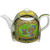 CL-79-362 Bone China Celtic Peacock Teapot ShamrockGift.Com
