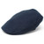 DTC2L-NAVY Navy Linen Touring Flat Cap studio ShamrockGift.com