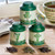 CL-100-11 Set of 3 Irish Tea Cadies Kitchen ShamrockGift.Com
