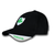 BBEPRS-BLACK-OS Shamrock Sprig  Baseball Cap ShamrockGift.Com