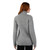 ML174 Diamond Knit Irish Jacket Grey Back View ShamrockGift.com
