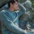 Men's Irish Donegal Wool Fisherman Sweater Silver side view ShamrockGift.com 