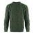 FM178-610 Army-Green Color Men's Heavyweight Traditional Fisherman Wool Sweater ShamrockGift.com