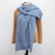 Luxurious Ladies Lamswool Irish Shawl Baby Blue ShamrockGift.com