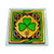 CL-0072 Irish Symbols Stained Glass Coasters ShamrockGift.com