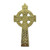 EC118 Celtic Trinity Knot Brass Wall Cross Brass ShamrockGift.com