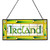 CL-0083-464 Ireland Stained Glass Panel ShamrockGift.com