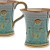 CAP-0400 Hand Thrown Herritage Irish Flared Mug ShamrockGift.com