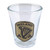 JCW-38815Irish Shot Glass with Pewter Crest Harp ShamrockGift.com JCW-38815Irish Shot Glass with Pewter Crest Harp ShamrockGift.com
