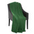 Saol Dara Merino Wool Aran Throw Green MT100 ShamrockGift.com