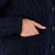 OAC-1505 Merino Wool Irish Lumber Cardigan With Buttons Navy Studio ShamrockGift.com