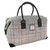 GA-LB1006-COL069-Light Grey Harris Tweed Overnight Bag ShamrockGift