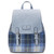 ISL-8800BLUTTL00 - Blue Tartan-Harris-Tweed-Backpack-ShamrockGift.com