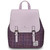 ISL-8800VIOMDTL00- Violet Mini Dogtooth-Harris-Tweed-Backpack-ShamrockGift.com