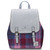 ISL-8800PNKTTL00- Pink and Blue Tartan Harris Tweed Backpack ShamrockGift.com