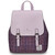 ISL-8800VIOMDTL00- Violet Mini Dogtooth Harris Tweed Backpack ShamrockGift.com