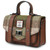 ISL-8311 Harris Tweed Ladies Mini Satchel  Chestnut Tartan ShamrockGift.com