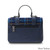 ISL-8311 Harris Tweed Ladies Mini Satchel navy back view ShamrockGift.com