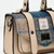 ISL-8311 Harris Tweed Ladies Mini Satchel  Navy Beige side view ShamrockGift.com