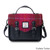 ISL-2711 Harris Tweed Mini Calton Satchel   Fuchsia Tartan ShamrockGift.com