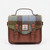 ISL-2711 Harris Tweed Mini Calton Satchel  Chesnut Blue Tartan ShamrockGift.com