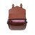 ISL-2711 Harris Tweed Mini Calton Satchel  Chesnut Blue Tartan Inside View ShamrockGift.com