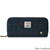 ISL-9630 Harris Tweed Ladies Long Wallet Navy Overcheck ShamrockGift.com