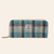 ISL-9630 Harris Tweed Ladies Long Wallet Islander Tartan ShamrockGift.com